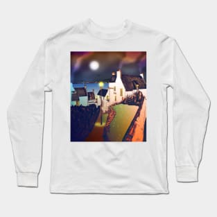 Hie Gait, the Town of Dysart, Scotland [colour version] Long Sleeve T-Shirt